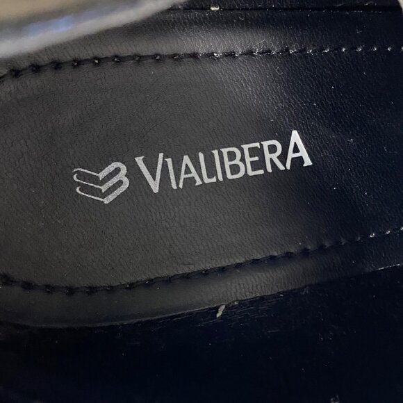 Vialibera Womens Leather Booties Size 8 Dark Academia Western Boho Hipster - Picture 5 of 8